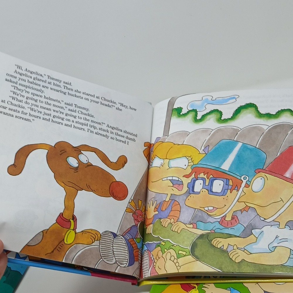 VTG RUGRATS Childrens Mixed Lot Of 4 Nickelodeon Book Club Hardcover Tommy - Picture 16 of 16